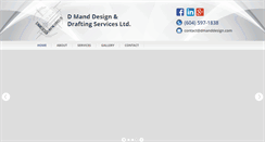 Desktop Screenshot of dmanddesign.com